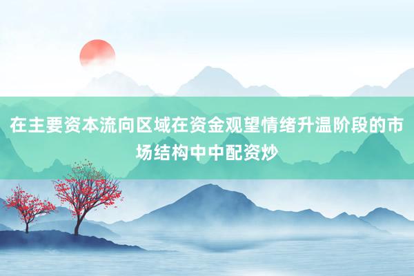 在主要资本流向区域在资金观望情绪升温阶段的市场结构中中配资炒
