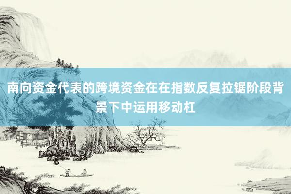 南向资金代表的跨境资金在在指数反复拉锯阶段背景下中运用移动杠